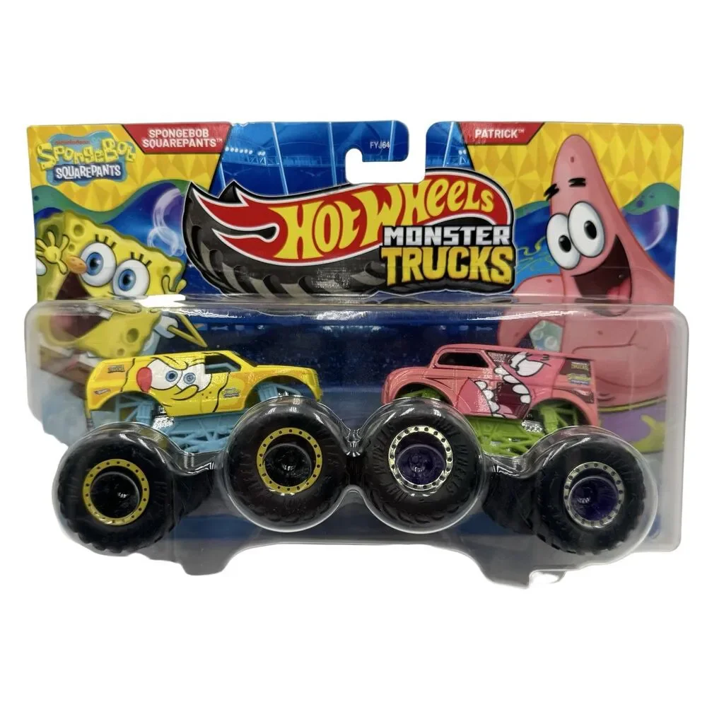 Hot Wheels SpongeBob SquarePants Patrick Demolition Doubles Monster Trucks